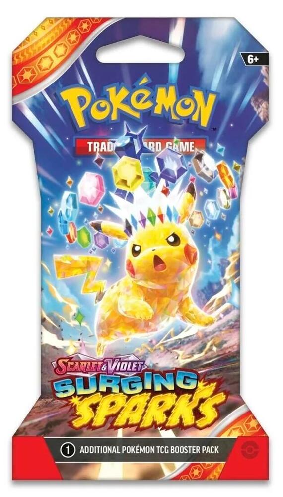 Pokemon Scarlet & Violet: Surging Sparks Sleeved Booster Pack (Random Art)