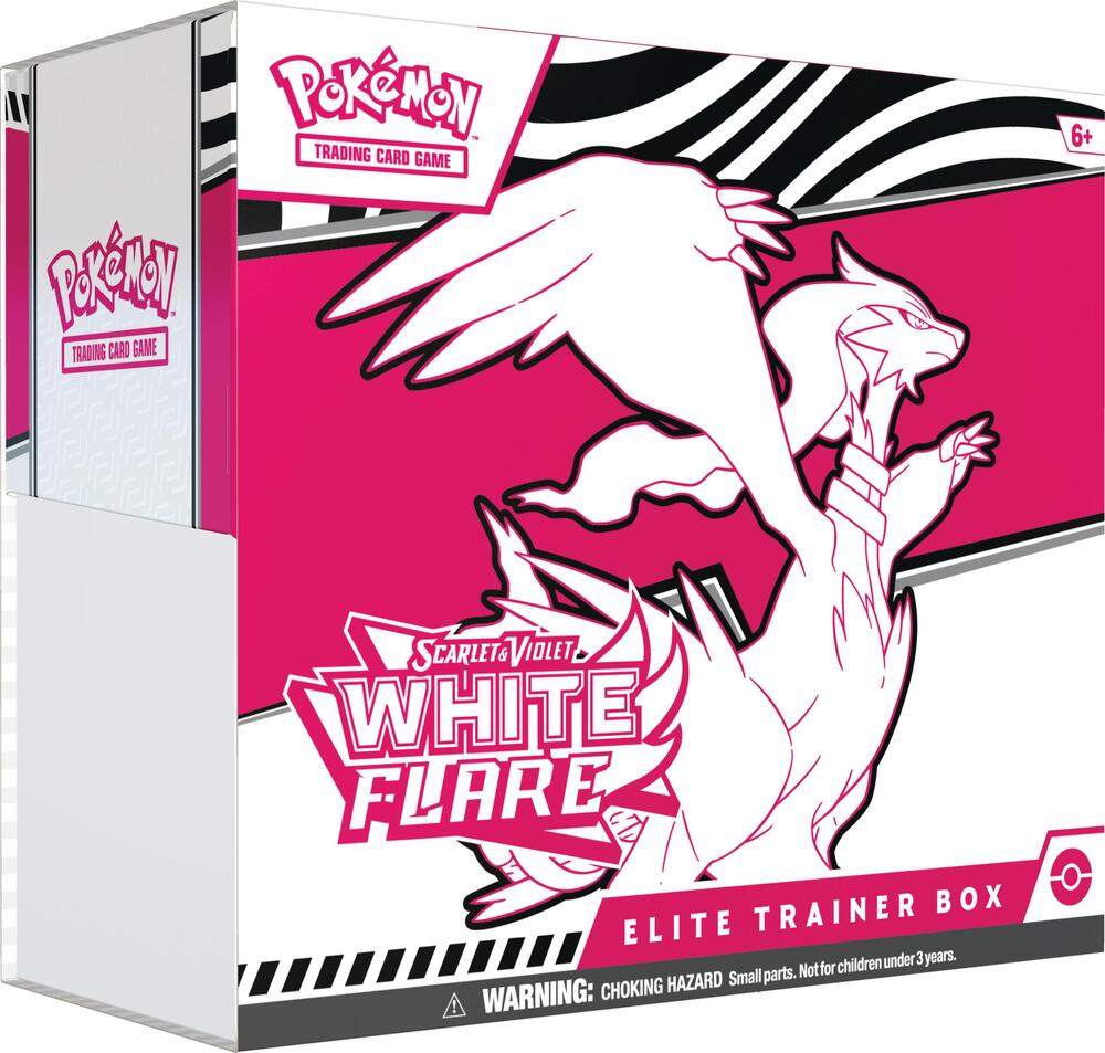 DAMAGED Pokemon: Scarlet & Violet - White Flare Elite Trainer Box
