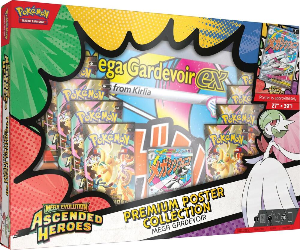 Pokemon: Mega Evolution - Ascended Heroes Premium Poster Collection (Gardevoir)