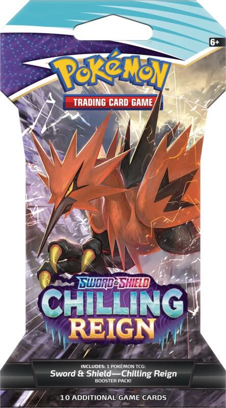 Pokemon: Sword & Shield - Chilling Reign Sleeved Booster Pack (Random Art)
