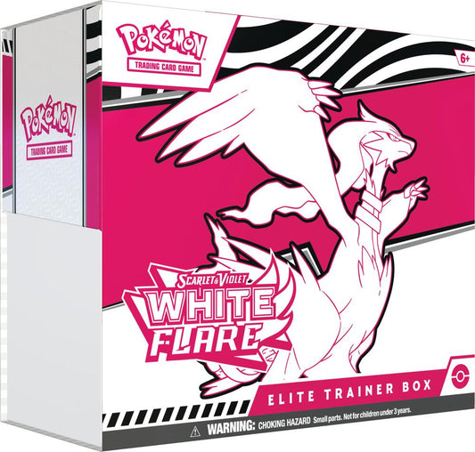 DAMAGED Pokemon: Scarlet & Violet - White Flare Elite Trainer Box