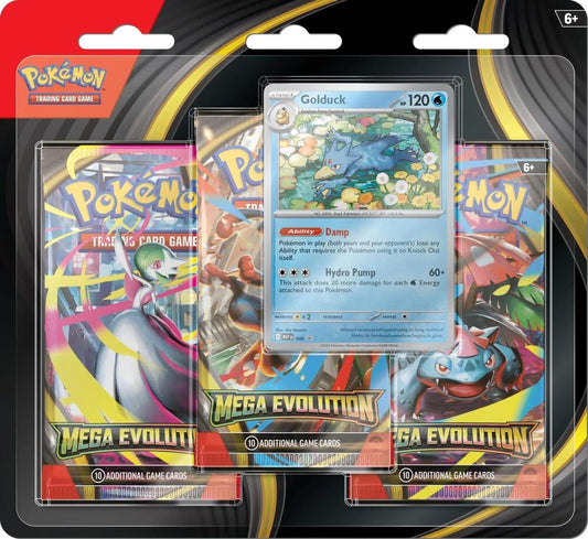 Pokemon: Mega Evolution 3-Pack Blister