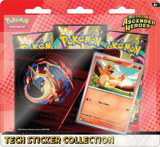 Pokemon: Mega Evolution - Ascended Heroes Tech Sticker Collection (Random Assortment)
