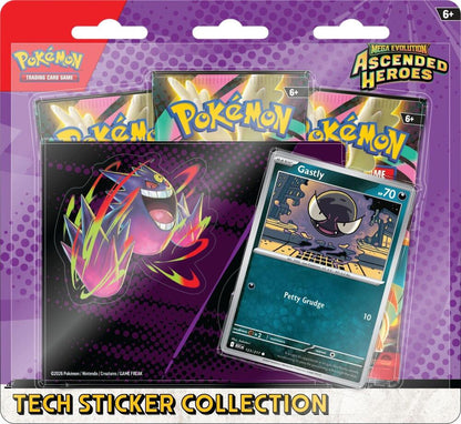 Pokemon: Mega Evolution - Ascended Heroes Tech Sticker Collection (Random Assortment)