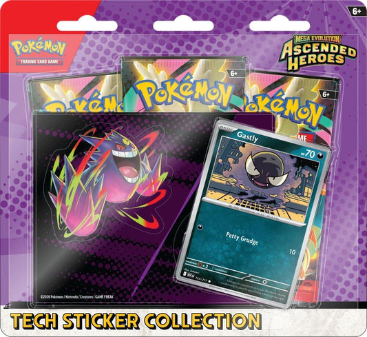 Pokemon: Mega Evolution - Ascended Heroes Tech Sticker Collection (Random Assortment)