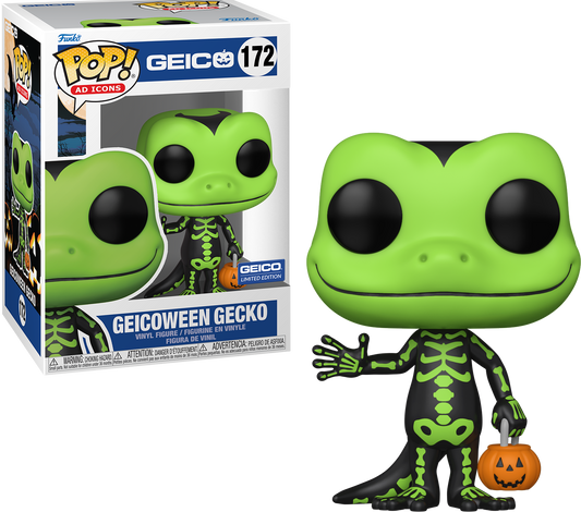 Launch Deal - Funko Pop: Green Geico Geicoween Gecko Limited Edition