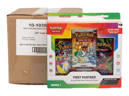 Pokemon: First Partner Illustration Collection Series 1 Case (Set Of 6)