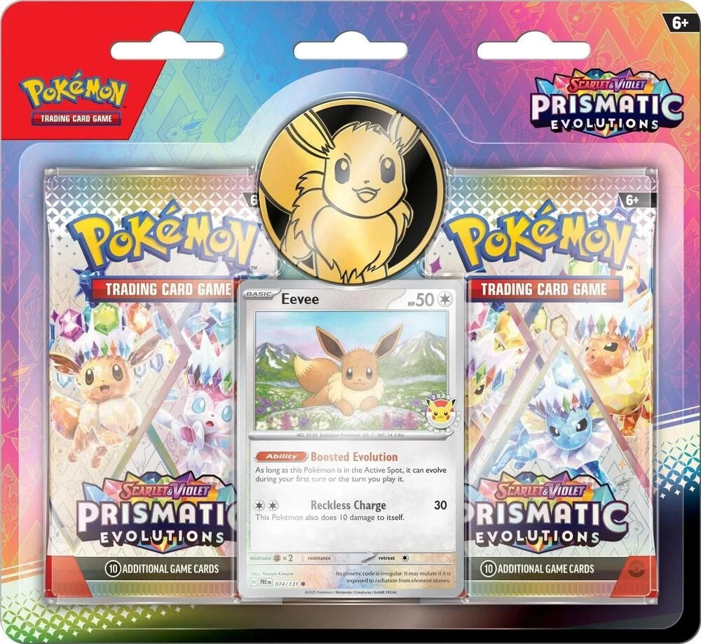 Pokemon Prismatic Evolution 2 Pack Blister Pokemon Day