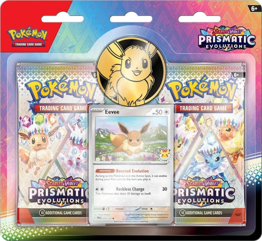 Pokemon Prismatic Evolution 2 Pack Blister Pokemon Day