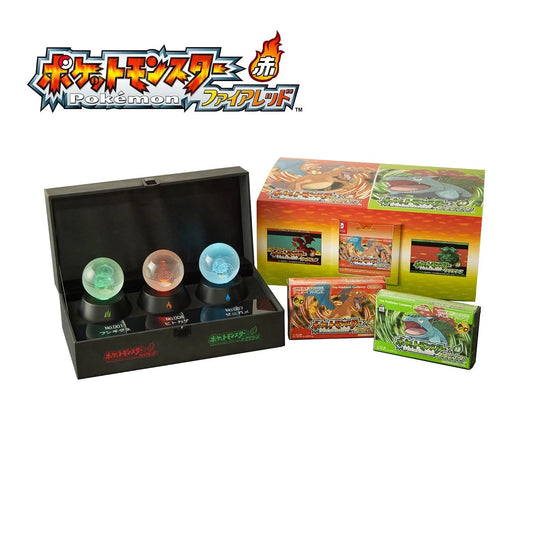 Pokemon Center Japan: Nintendo Switch Pokemon FireRed Special Edition Poke Ball Ornament Set