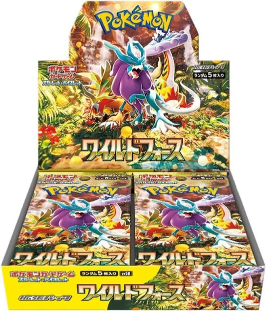 Pokemon Scarlet & Violet: Wild Force Booster Box (Japanese) sv5k